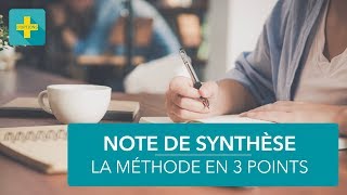 Note de synthèse 5 Méthodologie en 3 points [upl. by Azrim]