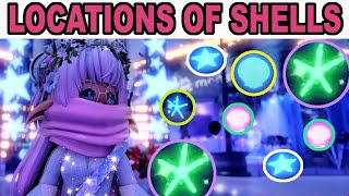 EVERY SEASHELL LOCATION IN ROYALE HIGH EASY GUIDE [upl. by Clim387]