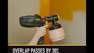 How to Spray with a Wagner FLEXiO Paint Sprayer [upl. by Odell832]