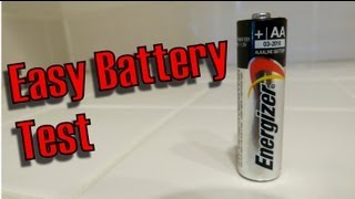 How To Test a AA battery Easiest Way For Any Battery Fast Easy [upl. by Tnaryb155]