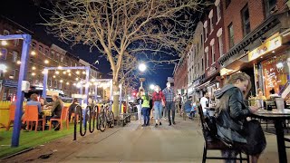 Friday Night Walk in Hoboken New Jersey 4K [upl. by Nivat]