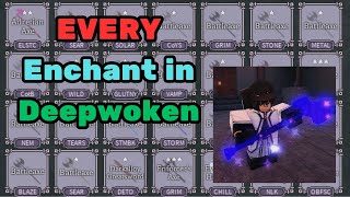 EVERY Enchant Guide  Deepwoken [upl. by Yeldoow]