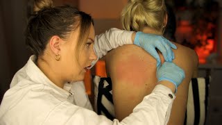 ASMR Chiropractic Skin Pulling Cracking Adjustments amp Physical Assessment  Unintentional Style [upl. by Oenire591]