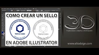 3Tutorial Adobe Illustrator Sello [upl. by Pallua]