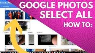 Google photos select all  How to [upl. by Narhem]