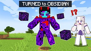 PepeSan Turned To OBSIDIAN in Minecraft [upl. by Eiuqram190]