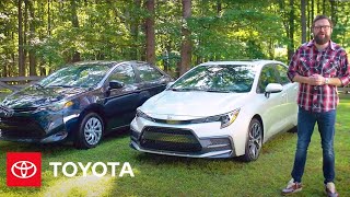 Comparing the Latest Toyota Corolla  Corolla Features  Toyota [upl. by Saphra670]