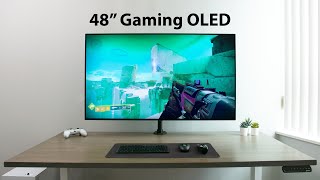 The Ultimate Small TV Big Gaming Monitor  LG CX 48Inch 4K OLED [upl. by Pollack]