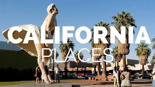 10 Best Places to Visit in California  Travel Video [upl. by Cinom]