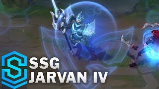 Dragon Slayer Jarvan IV League of Legends Skin Spotlight [upl. by Elleirbag]