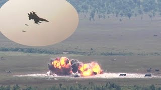 F16s Drop 500lb Bombs During Live Exercise [upl. by Eked]