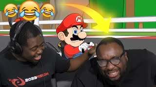 Racist Mario REACTION Flashgitz CRYING from LAUGHTER [upl. by Llerraj958]