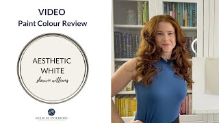 Paint Colour Review Aesthetic White Sherwin Williams SW 7035 [upl. by Ettellocin6]