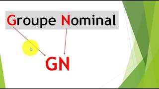 grammaire 19  le groupe nominal المجموعة الإسمية [upl. by Yelich]