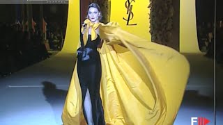 YVES SAINT LAURENT Full Show Spring Summer 2002 Haute Couture Paris by Fashion Channel [upl. by Obaza]