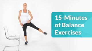 Easy 15Minute Balance Exercise Routine [upl. by Almira]