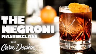 How to make The Negroni cocktail  Masterclass [upl. by Pump]