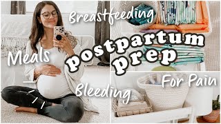 CSection Recovery Essentials  Postpartum Prep 2021  36 WEEKS PREGNANT [upl. by Alenoel]