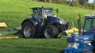 GRASSMEN TV  Rain amp Grain Machinery Lineup  Part 1 Mowers amp Tedder [upl. by Eibloc]