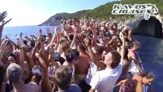 Kavos Booze Cruise  Boat Party Official Promo video 2015 [upl. by Relly966]