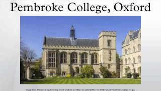 Pembroke College Oxford [upl. by Sophey]