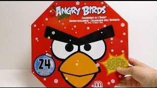 NEW Angry Bird Advent Calendar Christmas 2015 [upl. by Peck]