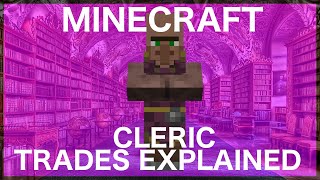 Minecraft Cleric Trades Explained in 1144 [upl. by Retha]