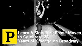 Learn 6 Signature Fosse Moves to Celebrate 23 Years of Chicago on Broadway [upl. by Ydnahs843]