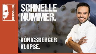 Schnelles Königsberger KlopseRezept à la Grill den Henssler von Steffen Henssler [upl. by Aicsila]