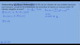 Distribución binomial 09 [upl. by Schnell]