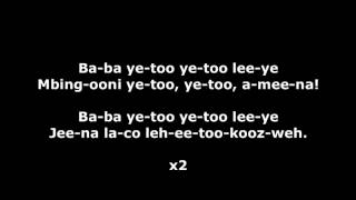 Baba Yetu Phonetic Lyrics for English speakers [upl. by Selassie]