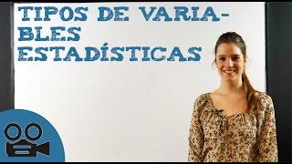 Tipos de variables estadísticas [upl. by Suirrad]