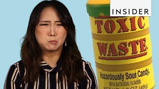 We Tried The Toxic Waste Challenge [upl. by Legnaesoj423]