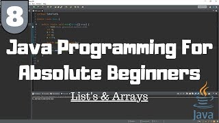 Java Tutorial for Beginners 8  Arrays [upl. by Eenalem]