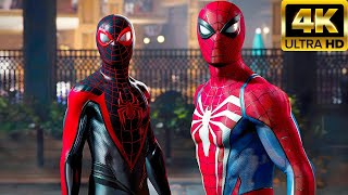 SpiderMan 2 All Cutscenes Full Movie 2023 4K ULTRA HD [upl. by Kacy]