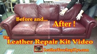 Leather Repair Kit Video [upl. by Birchard]