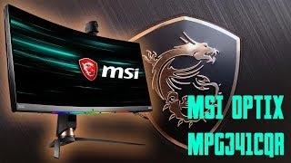 Cowcot TV Présentation écran Gaming MSI OPTIX MPG341CQR [upl. by Carlock]