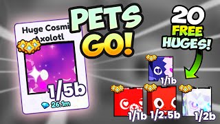 Giving HUGES and GEMS in PETS GO 💎 LIVE 🎁 [upl. by Ayikur]