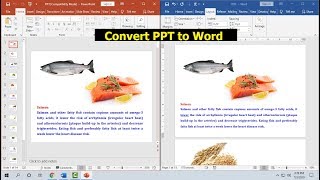 How to Convert PowerPoint to MS Word Editable File [upl. by Lledroc658]