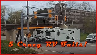 5 Crazy RV Fails RV fail Compilation [upl. by Quintin]