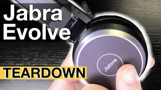 Looking inside Jabra Evolve 65 Teardown [upl. by Enilarac737]