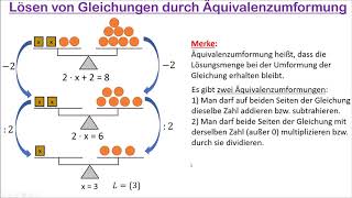 54 Gleichungen durch Äquivalenzumformungen lösen [upl. by Inneg]