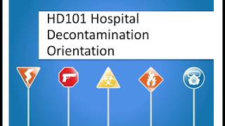 DQE HD101 Hospital Decontamination Orientation [upl. by Naired312]