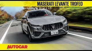 Maserati Levante Trofeo  Ferrarisourced V8 power  First Drive Review  Autocar India [upl. by Auria]