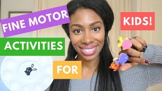 Occupational Therapy  Fine Motor Skills Activities For Toddlers [upl. by Aciret]