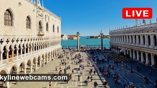 🔴 Live Webcam from Piazza San Marco  Venice [upl. by Eila]