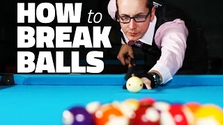 Billiards Tutorial How to Break 8 Ball in Pool [upl. by Gerrilee]