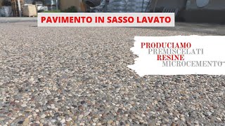 Pavimento in Sasso Lavato Prodotti per Pavimenti [upl. by Orford588]