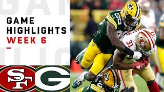 49ers vs Packers Week 6 Highlights  NFL 2018 [upl. by Dorice844]