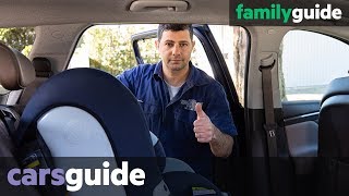 How to install a front facing baby car seat [upl. by Garrek858]